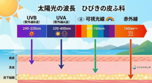 太陽光の波長